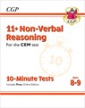 11+ CEM 10-Minute Tests: Non-Verbal Reasoning - Ages 8-9 (with Online Edition) - CGP Books - 9781789081992
