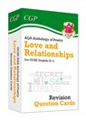 GCSE English: AQA Love & Relationships Poetry Anthology - Revision Question Cards - CGP Books - 9781789083705