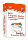 GCSE AQA A Religious Studies: Christianity & Buddhism Revision Question Cards - CGP Books - 9781789085730
