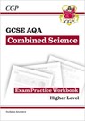 GCSE Combined Science AQA Exam Practice Workbook - Higher (includes answers) - CGP Books - 9781789087543