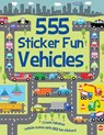 555 Sticker Fun - Vehicles Activity Book - Susan Mayes - 9781789580440