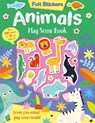 Felt Stickers Animals Play Scene Book - Kit Elliot - 9781789585155