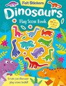 Felt Stickers Dinosaur Play Scene Book - Kit Elliot - 9781789585278