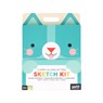 Carry-Along Kitten Sketch Kit - Petit Collage - 9781797231921