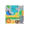 Wooden Puzzle + Play: Shaped Safari Animals -  - 9781797232041