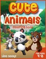 Cute Animals Coloring book for kids 4-8 - BOOKS,  Lillo - 9781803010007