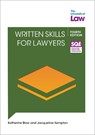 SQE2 - Written Skills for Lawyers 4e - Katharine Blow - 9781805020912