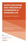 Whistleblowing and Freedom of Expression in Working Life - David (Middlesex University Lewis ; Sissel C. (Fafo Trygstad ; Wim (EDHEC Business School Vandekerckhove - 9781806868889