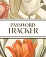 XL Large Print Password Tracker (Autumnal Warm Tone Tulips) - Revive Stationery - 9781834120638