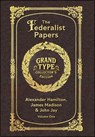 Large Print - The Federalist Papers, Volume 1 of 2 - Grand Type Collector's Edition - Matte Hardcover with Dust Jacket - Alexander Hamilton - 9781834123950