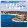 Coastlines of Australia 2026 Square Wall Calendar - Red Robin - 9781837010097