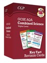 New GCSE Combined Science AQA Higher Key Fact Revision Cards - Summary cards for quick revision - CGP Books - 9781837742394