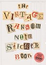 Ye Olde Ransom Note Sticker Book -  - 9781837760886