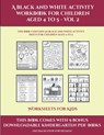 Worksheets for Kids (A black and white activity workbook for children aged 4 to 5 - Vol 2) - James Manning - 9781839325267