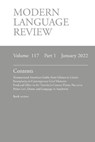 Modern Language Review (117 - CONNON,  Derek - 9781839541278