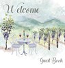 Vineyard themed Guest Book, vacation home, comments book, holiday home, visitor book to sign - Lulu and Bell - 9781839900808