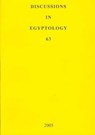 Discussions in Egyptology 63 (2005) - Alessandra Nibbi - 9781842172421