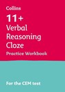 11+ Verbal Reasoning Cloze Practice Workbook - Collins 11+ - 9781844199006