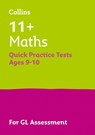 11+ Maths Quick Practice Tests Age 9-10 (Year 5) - Letts 11+ - 9781844199112