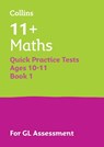 11+ Maths Quick Practice Tests Age 10-11 (Year 6) Book 1 - Letts 11+ - 9781844199150