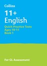 11+ English Quick Practice Tests Age 10-11 (Year 6) Set A - Letts 11+ - 9781844199181