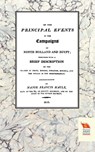 Memoirs of the Principal Events in the Campaigns of North Holland and Egypt (1799-1804) - Major Francis Maule - 9781845747428