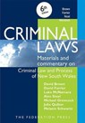 Criminal Laws - David Brown ; David Farrier ; Sandra J. Egger ; Luke McNamara - 9781862879843