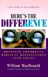 Here's the Difference - MACDONALD,  William - 9781882701452