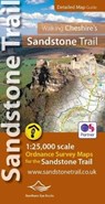 Walking Cheshire's Sandstone Trail - OS Map Book -  - 9781908632968
