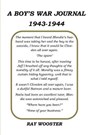 A Boy's War Journal 1943-1944 - WOOSTER,  Ray - 9781911070061