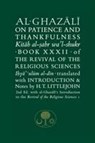 Al-Ghazali on Patience and Thankfulness - Abu Hamid al-Ghazali - 9781911141310