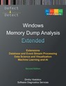 Extended Windows Memory Dump Analysis: Using and Writing WinDbg Extensions, Database and Event Stream Processing, Data Science and Visualization, Mach - Dmitry Vostokov - 9781912636518