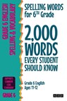 Spelling Words for 6th Grade - STP Books - 9781912956326