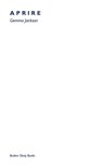 Aprire - Gemma Jackson - 9781913642051