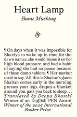 Heart Lamp: Selected Stories, Banu Mushtaq -  - 9781916751163