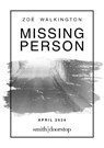 Missing Person - Zoe Walkington - 9781917987097