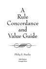 RULE CONCORDANCE AMP VALUE GUIDEPB - Phil Stanley - 9781931626439