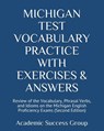 Michigan Test Vocabulary Practice with Exercises and Answers - Academic Success Group - 9781949282887