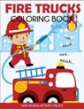 Fire Trucks Coloring Book - Blue Wave Press - 9781949651669