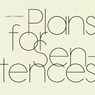 Plans for Sentences - Renee Gladman - 9781950268580
