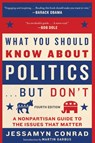 What You Should Know about Politics . . . But Don't, Fourth Edition: A Nonpartisan Guide to the Issues That Matter - Jessamyn Conrad ; Martin Garbus - 9781950691258