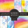 Rainbow Watercolor Scrapbook Paper Pad Vol.1 Decorative Crafts Scrapbooking Kit Collection for Card Making, Origami, Stationary, Decoupage, DIY Handmade Art Projects - Crafty as Ever - 9781951373016