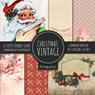 Vintage Christmas Scrapbook Paper Pad 8x8 Scrapbooking Kit for Papercrafts, Cardmaking, DIY Crafts, Holiday Theme, Retro Design - Crafty as Ever - 9781951373221
