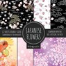 Japanese Flowers Scrapbook Paper Pad 8x8 Scrapbooking Kit for Papercrafts, Cardmaking, Printmaking, DIY Crafts, Floral Themed, Designs, Borders, Backgrounds, Patterns - Crafty as Ever - 9781951373559