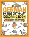 German Picture Dictionary Coloring Book - Lingo Mastery - 9781951949594