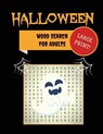Large Print Halloween Word Search For Adults - Makmak Puzzle Books - 9781952772672
