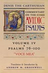 Voce Mea (Denis the Carthusian's Commentary on the Psalms) - Denis The Carthusian - 9781990685477