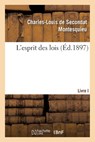 L'Esprit Des Lois - Montesquieu - 9782019141783
