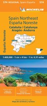 Aragon Cataluna - Michelin Regional Map 574 -  - 9782067184251