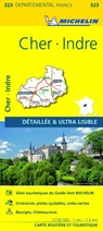 Cher, Indre - Michelin Local Map 323 -  - 9782067202252